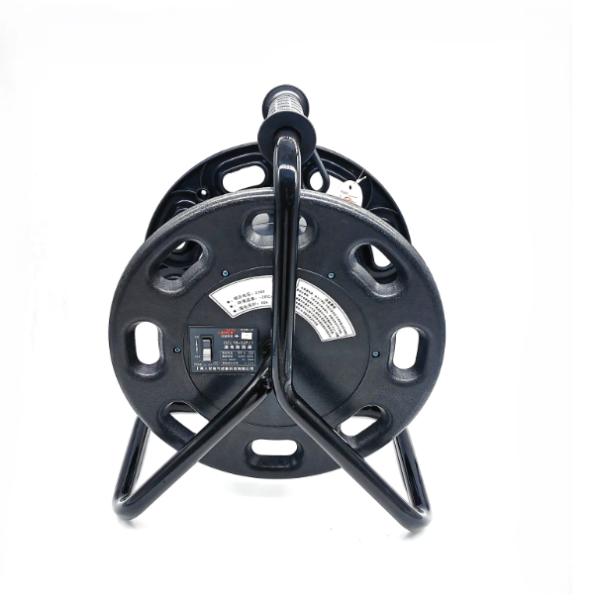 EU Cable Reel Customized  Length Electrical Retractable Extension Cord Reel Portable Effort-saving Weather-resistant and Heavy-duty