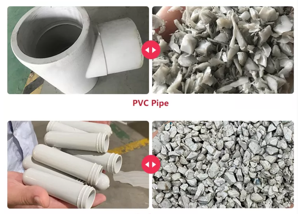 Pe Pp Pvc Pet Waste Shredder Пластиковые переработки Молющая машина 800 Молющая машина