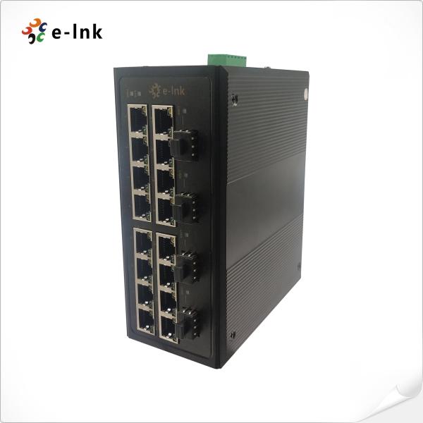 Commutateur industriel géré à 16 ports Gigabit 4xSFP 1000M