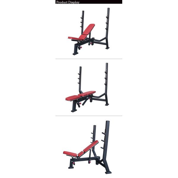 Adjustable Flat Incline Bench Machine Commercial Gym Equipment