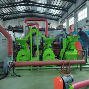 Tire  rubber pulverizer
