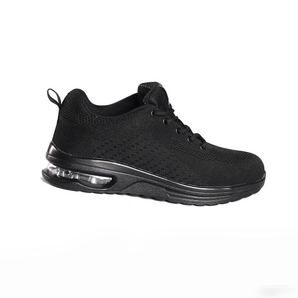 Shock Absorption Fly Knit Work Shoes with Kevlar Midsole and EVA Insole Safety Footwear