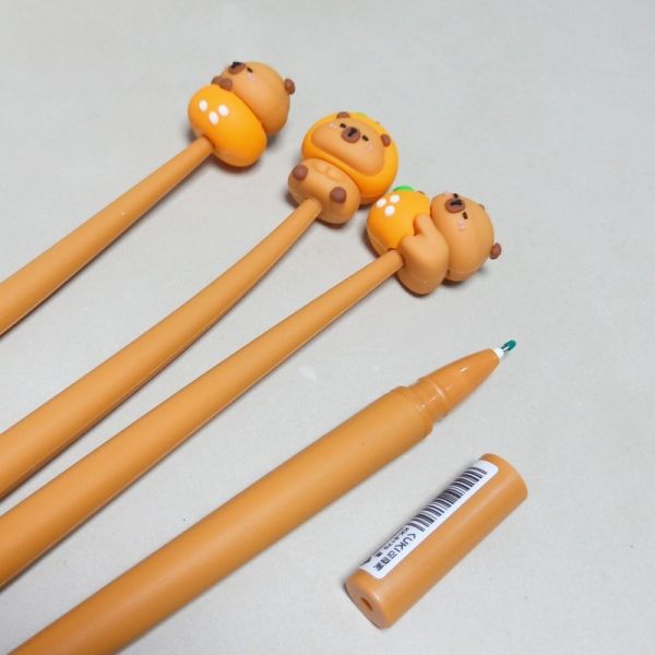 Sencoo 24 Pack Cute Cartoon Gel Blue Ink Pens Assorted Style Writing Pens For Kiddie Birthday Present School Prize Student Gift Fun Girls Kiddie Pens