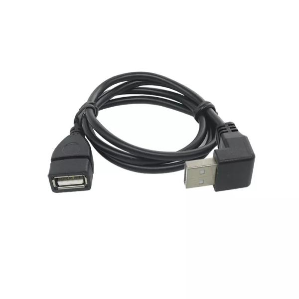 90 Degree Straight USB 2.0 Data Transfer Cable 1m 1.5m 2m Length