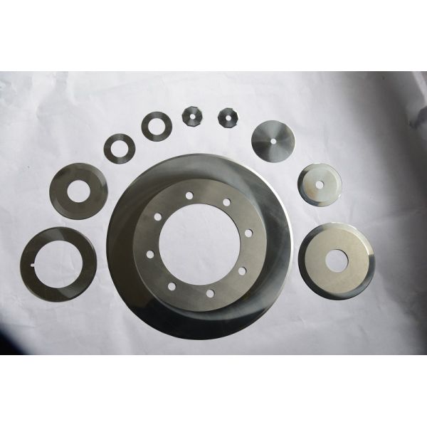 Tungsten Carbide Disc Round Cutter Blades For Paper Cardboard Cutting Slitting