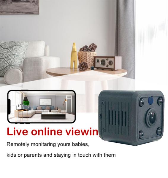 Mini Spy Hidden 1080P Camera WiFi Wireless Cloud Storage Micro SD Audio Video CCTV Small Security Camera