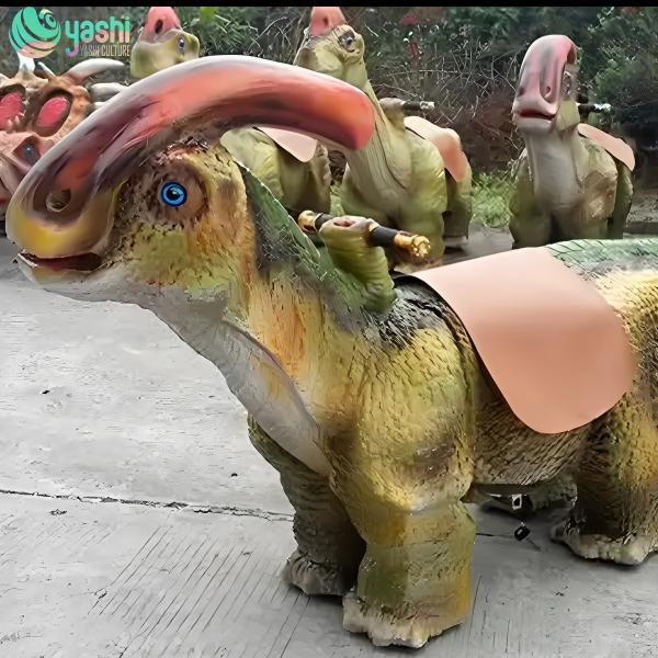 Kids Cartoon Dinosaur Electric Bumper Car for Night Market Interaction