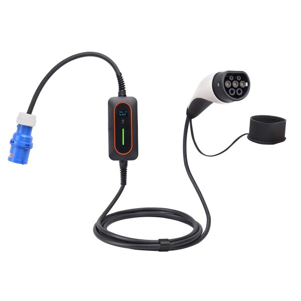 Durable Mobile Electric Car Charger Portable Design Ensures Charging for Electric Vehicle Fleets and Commercial Transportation Services