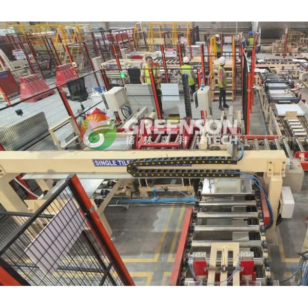 PVC Gypsum Board Laminating Machine with 1300mm Effective Laminating Width, 15m/min Speed, and 2-6 Million Sqm Capacity for Gypsum Ceiling Tile Production