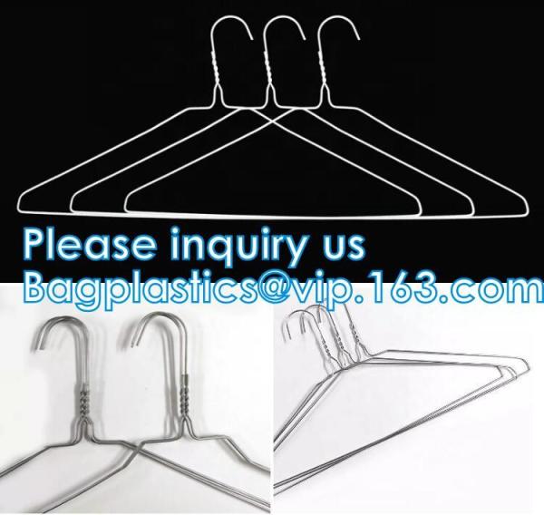 Laundry Dry Cleaning Garment Bag On Roll, Suit Garment Cover, Metal Hook, Holder, Galvanized Wire Laundry Hanger