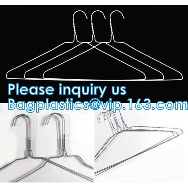 Laundry Dry Cleaning Garment Bag On Roll, Suit Garment Cover, Metal Hook, Holder, Galvanized Wire Laundry Hanger