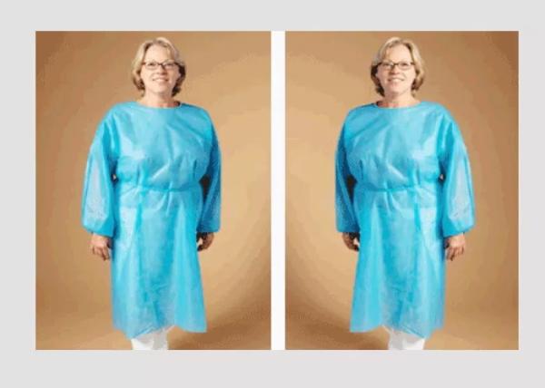 Water Resistant Disposable Surgical Gown Ultrasonic Seam Support Customzied Color