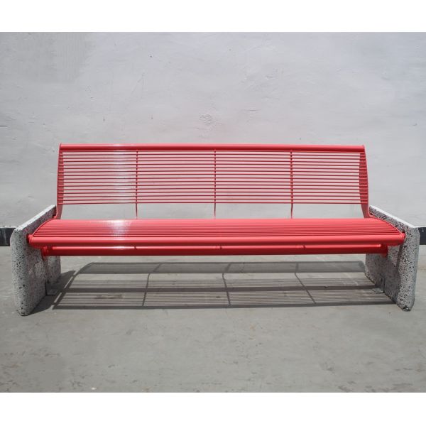 3-местные столовые парковые скамейки на открытом воздухе