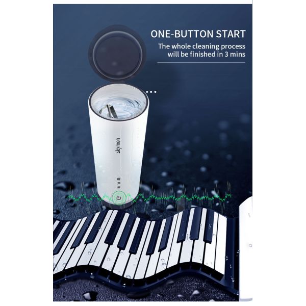 уборщик ювелирных изделий 24W 0.6L небольшой ультразвуковой