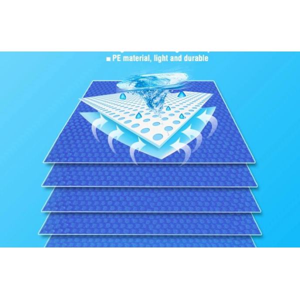 9M * 15M Плавательный бассейн Солнечная крышка Анти-УФ водонепроницаемая удержание тепла Автоматическая крышка бассейна