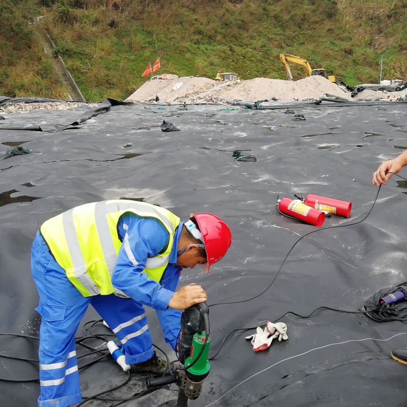 Mining Tailings Pond Hdpe Geomembrane Sheets Environmental Geomembrane Fabric