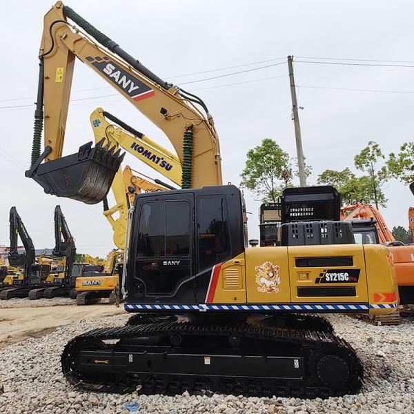 21Ton Medium Used Sany Excavators Sy215 Sy215C Pump Crawler Hydraulic Excavator