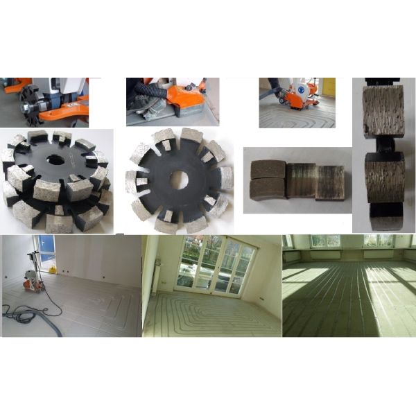 лезвия диаманта пункта вытачки 125мм для калибровать средство к дополнительному бетону твердости