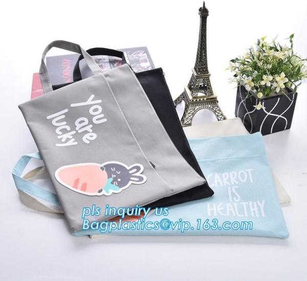 pencil stationery set pouch holder zipper with slider, Office & school stationery supply slider zip wallets document fil