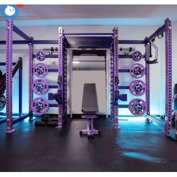 Multi Charger Station Gym Equipment for Leg Chest Back Press and Squat Rack Training