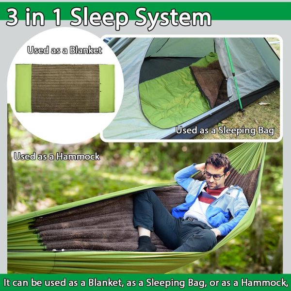 Parachute Nylon Portable Camping Hammock