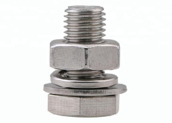 Stainless Steel / Carbon Steel Bolt And Nut Assembly 8.8 10.9 Grade M16 M24 M28 M30