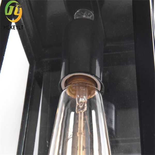 Лампа стены E26 40 ватт алюминиевая стеклянная водоустойчивая для на открытом воздухе украшения