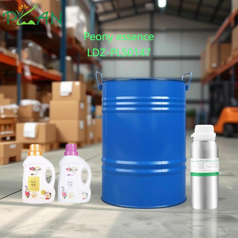 Éco-friendly essence de parfum de pivoine pour adoucissant détergent de linge concentré