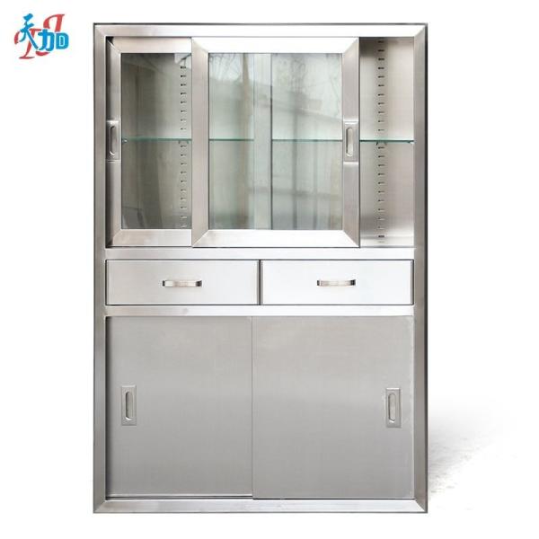 Pharmacy Laboratory Chemical Work  Stainless Steel Medical Medicine Storage Cabinet
