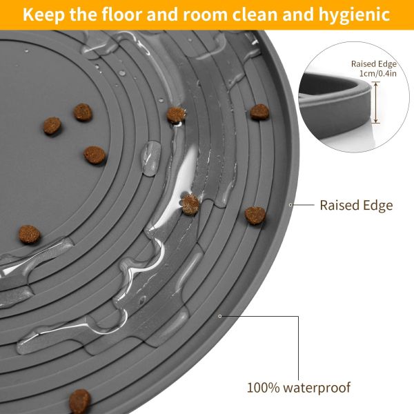 Силиконовый коврик для кормления собак и кошек Placemat нескользящий водонепроницаемый коврик для собак коврик для собак для пищи Вода Необходимые для путешествий