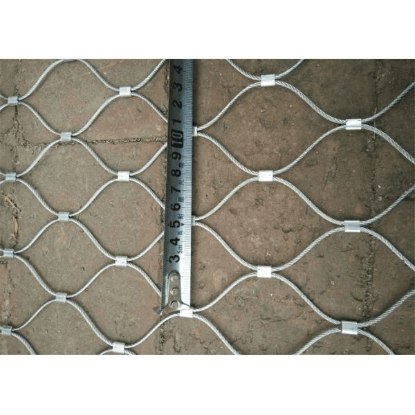Custom Inox X Tend Cable Mesh Cable / Webnet Expanded Stainless Steel Mesh