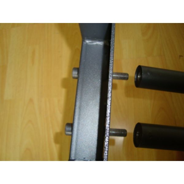 Seis estantes autos de las partes del cuerpo de las ruedas, soporte de exhibición de la rueda del mag del metal de 2 lados