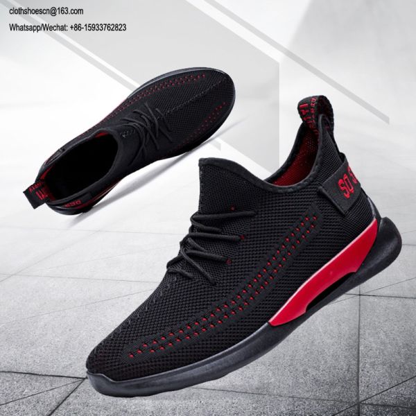 high quality casual shoes New Product pvc Sole Breathable sport shoes men running