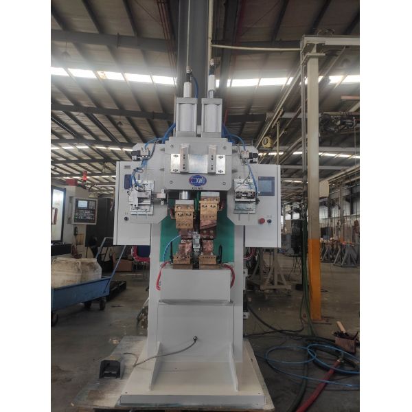 New Pneumatic 3 Phase 100Kva Lever Lock Ring Resistance Stationary Spot and Projection Welding Machine CE Certified