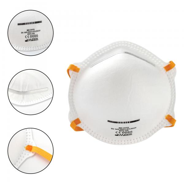 Hospital FFP3 / Kn95 Medical Mask , Breathable N95 Particulate Respirator Mask