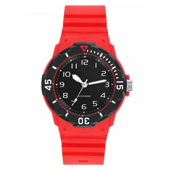 Silicone Band Casual Simple Japan Movement Watch for Men Women