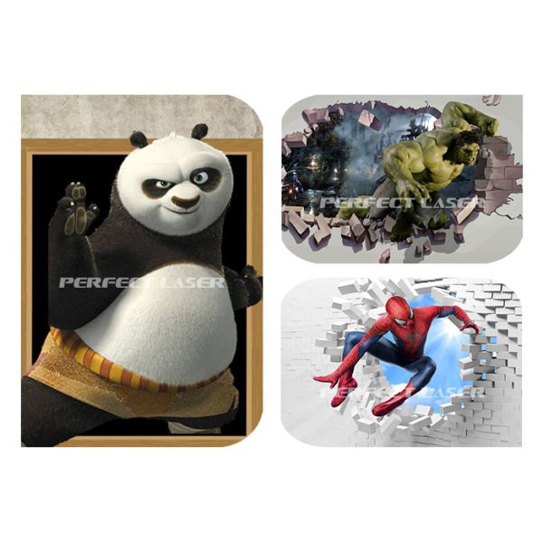 Полностью автоматический стеновой струйный принтер Вертикальный принтер с высоким разрешением Внутреннее наружное искусство Стенная печатная машина