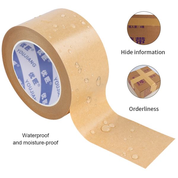 Perforated Kraft Paper Tape Packing Hotmelt Adhesive