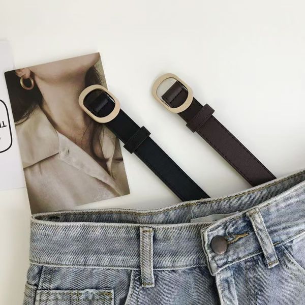 Korean Style Belt，No-Hole Women's Belt，Minimalist Stretch Belt，Versatile Waist Belt，Fashion Belt for Jeans，Work to Weekend Belt，Waist Cincher for Skirts