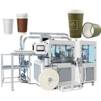 Ultrason 8 onces machine de fabrication de tasse de papier de tasse de café de 6 onces semi automatique