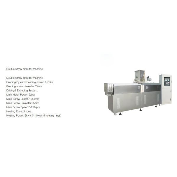 Polvo gemelo del arroz de la leche del bebé del extrusor de tornillo que hace la máquina con el CE ISO certificada