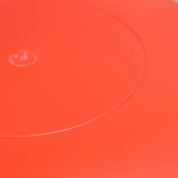 ISO9001 Certified Plastic Food Plate Round PS Stackable Plastic Cake Plates OEM Size