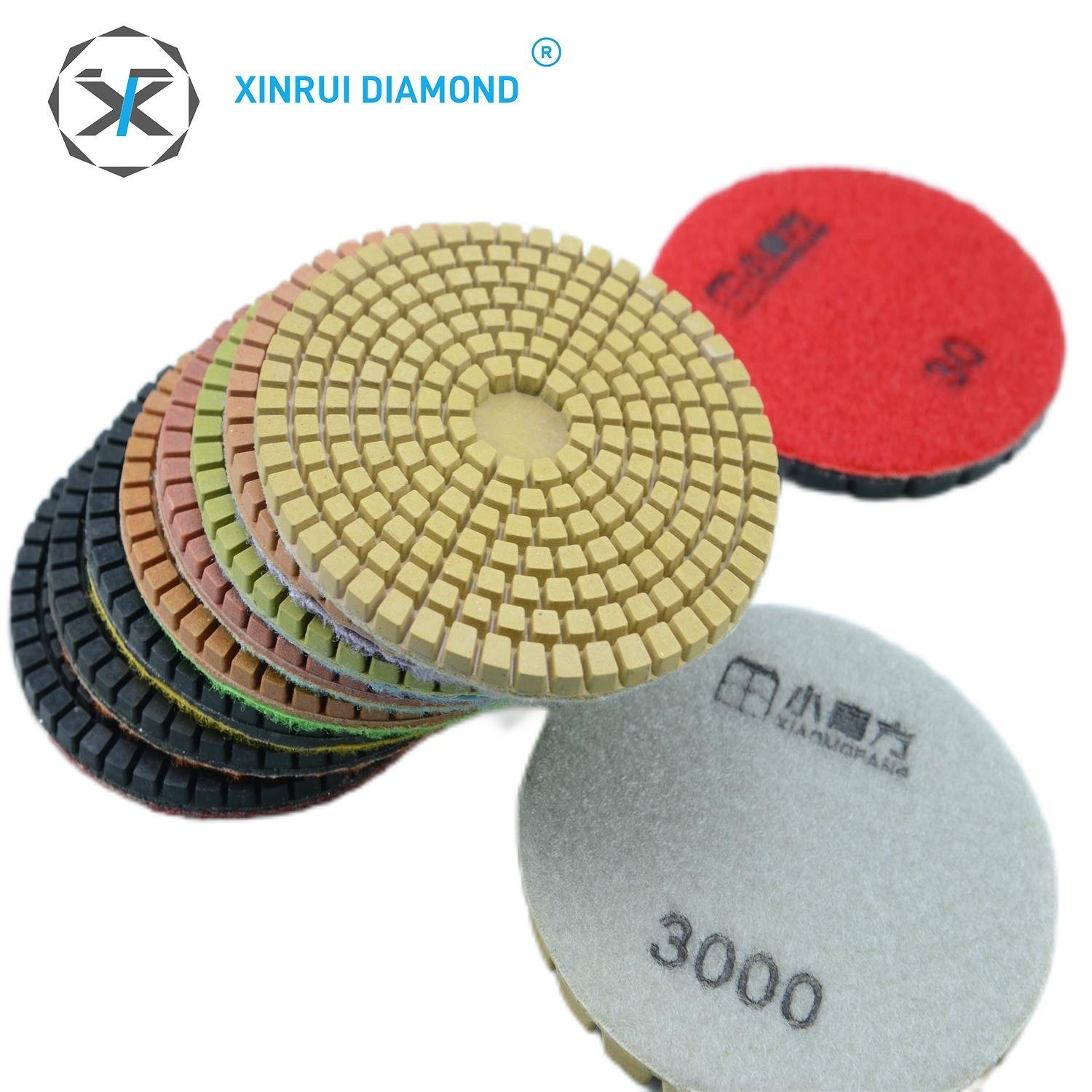 Xr 4 prime prime Diamond Polishing Pads for Dry Stone Grinding Customizable Solutions