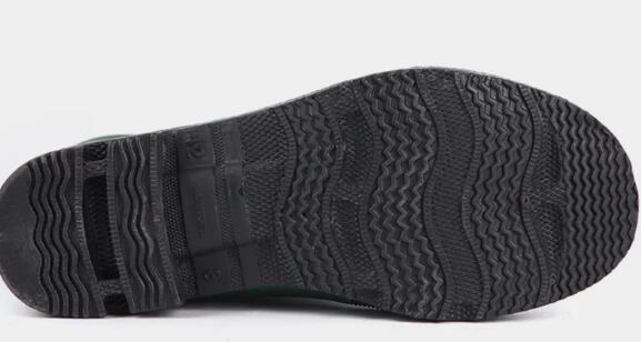 Ankle Protecting Mens Rubber Work Boots Sturdy Gripped Safety Toe Rain Boots