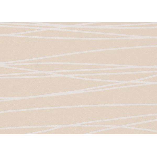 Simple Contemporary Childrens Wallpaper , Beige Color Striped Living Room Wallpaper