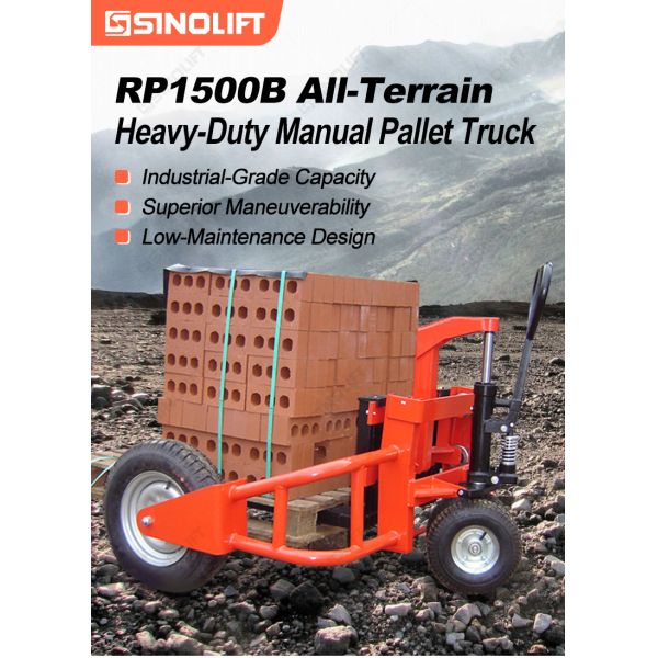 RP1500B All Terrain Heavy Duty Manual Pallet Truck