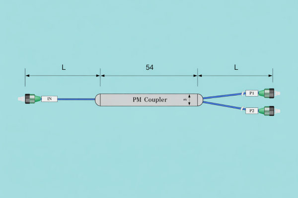 Polarization Maintaining Fiber Coupler 1x2 2x2 1310nm 1550nm 780nm 980nm 1064nm PM Panda Fiber