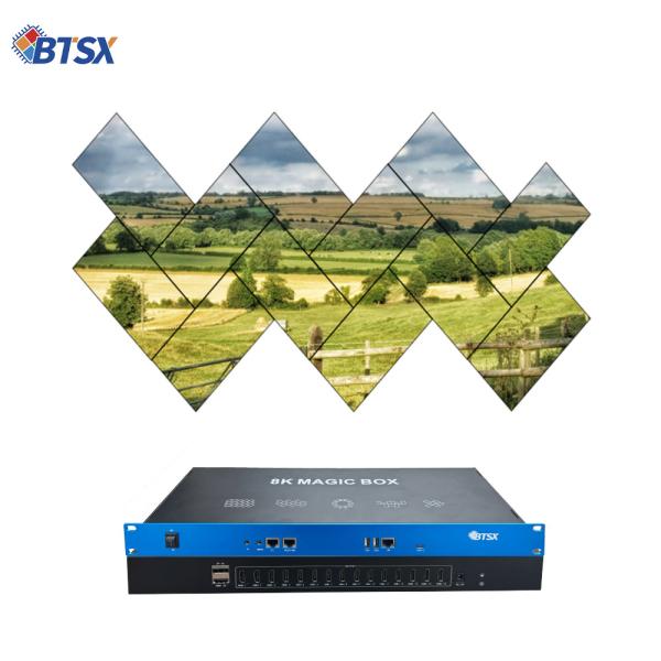 Plug-and-Play Interactive Video Wall Controller with DC12V5A Power Supply 64GB Internal Storage for Easy Setup