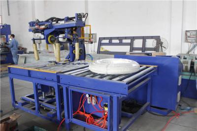 Máquina de empacotamento horizontal da bobina do HDPE, máquina de envolvimento de borracha 1.0kw da mangueira