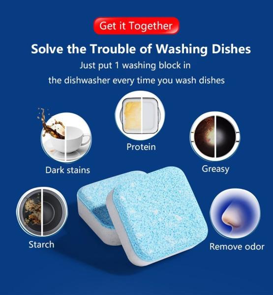 Household Dishwasher Tablets Eco Friendly Clean Dishwasher Pods